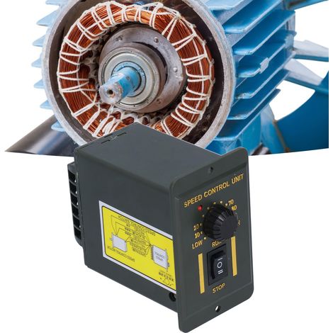 Variateur de vitesse pour moteur 220 V CA avec inverseur de vitesse, 250 W (1/5)