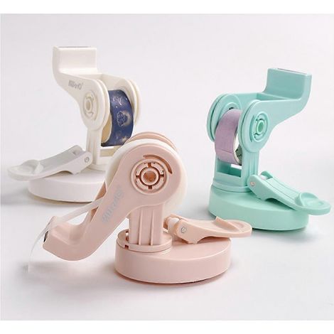 Coupe-ruban Washi, distributeur de ruban adhésif rose pour bureau (1/5)
