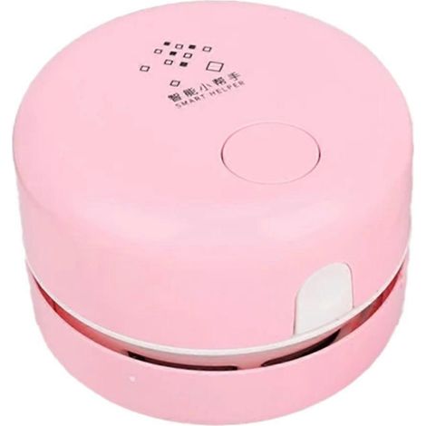 Mini-Tischstaubsauger, Tischreinigungsgerät, Staubentferner, Staubwedel, Tischreinigungsgerät, Rosa (1/5)
