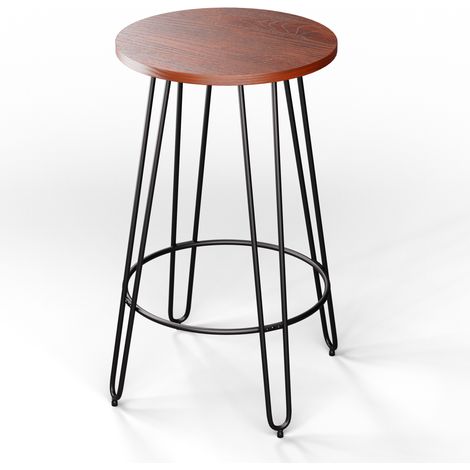 blumfeldt Bartisch, Stehtisch für Küche, Massivholz Tisch 120x60 cm, Stabiler Bistro & Bar Stehtisch Rechteckig, Kleiner Holz-Bartisch, Hochtisch Einfach zu Montieren, Robuster Esstisch Klein