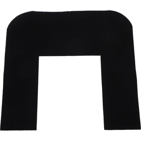 Tapis de Toilette Antidérapant en Polyester Lavable en Machine, Forme en U Absorbant pour Salle de Bain et Toilettes, Protection Confortable et Solide (1/5)