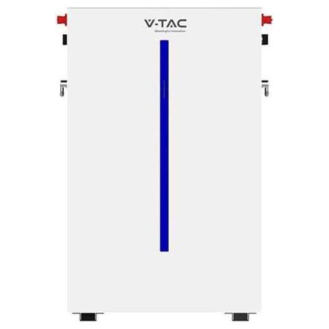 V-Tac Batteria BMS LiFePO4 51.2V 6.14kWh IP65 per Inverter Impianto Fotovoltaico CEI 0-21 (1/5)