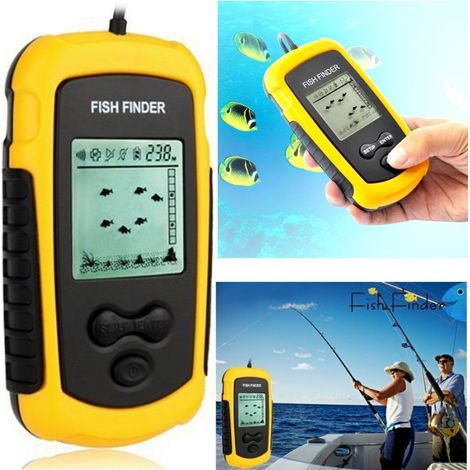 Trade Shop - Fishfinder Sonar Sonda Portable Agua Dulce Pesca Agua Salada Fish Finder - (1/4)