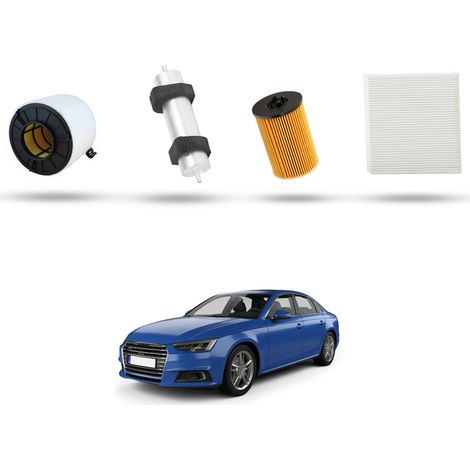 Kit Tagliando 4 filtri compatibile con Audi A4 (B9,8W) 2.0 tdi 100kw dal 2015 (1/5)