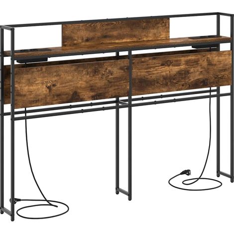 Maison Exclusive - Testata contenitore Rovere fumo Legno multistrato