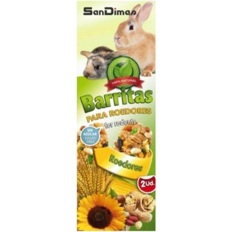 BARRITAS ROEDORES NUECES 90gr./2 uds.