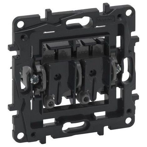 Interrupteur double Niloé Step 10AX 250V LEGRAND 864005 (1/2)