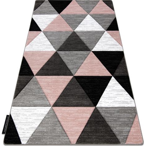 Carpet ALTER Rino Triangles blush pink pink 80x150 cm