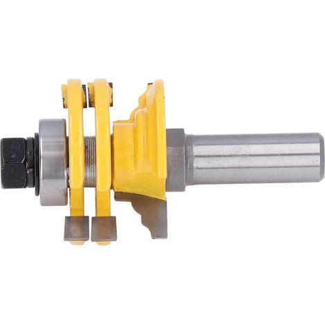 Fraise réversible pour montants de porte et traverses, outils de menuiserie pour fenêtres, queue de 1/2 po, diamètre de 1 3/4 po (1/5)