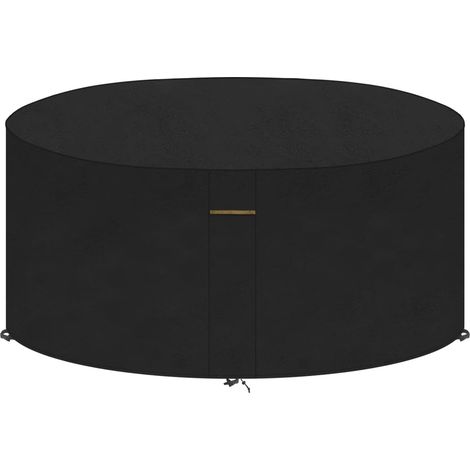 Housse de protection extérieure Ø142 x 68 cm pour mobilier de jardin (1/5)