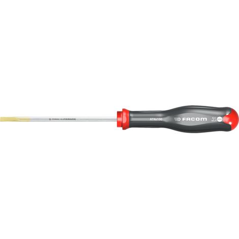 Destornillador electricista plano 4, L.100 mm FACOM FACOM