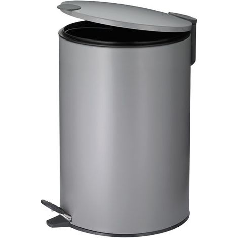 Poubelle 12 L Gris Clair - Mats - KELA