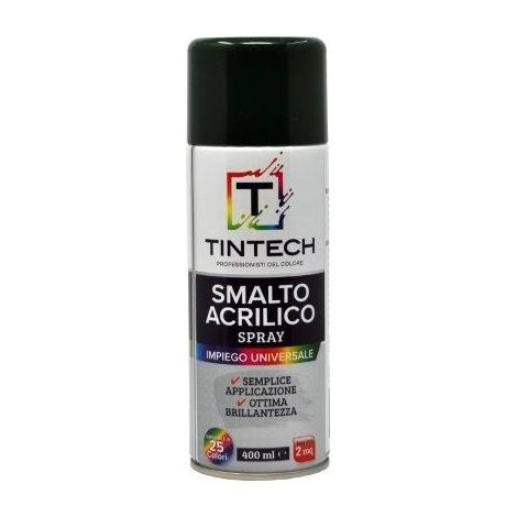 TINTECH SMALTO SPRAY 400ML VERDE MUSCHIO