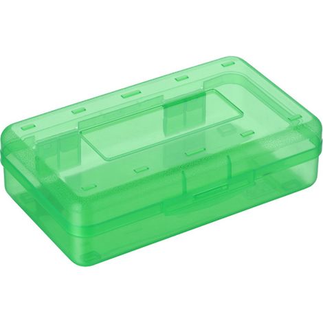 Boite A Crayons - Plastique PP Transparente - 20.3 x 12.2 x 5.9 cm - Pour Ecole Bureau Et Maison - 1 Piece (1/5)