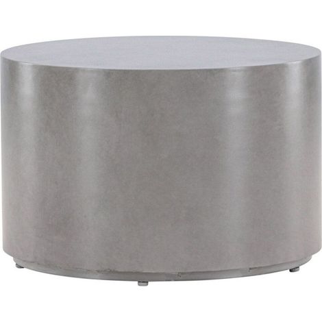 Table d'Appoint de Jardin Ronde "Lissabon" 60cm Gris (1/5)