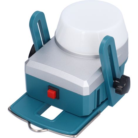 Lampe de travail LED 18W portable à batterie lithium, éclairage d'urgence pour réparation auto et atelier, rechargeable, puissante, sans fil. (1/5)
