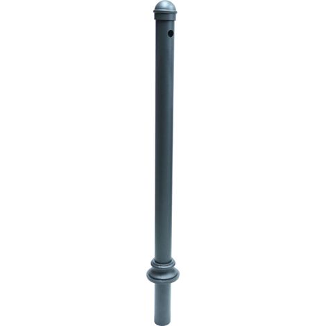Fontana a colonna Erice per casa giardino colore grigio ghisa senza rubinetto