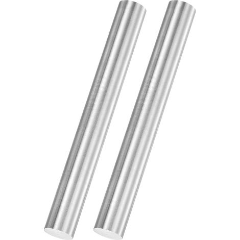 2 Pièces Tiges Rondes en Acier, 12mm Diamètre x 100mm Longeur Tige Metal Ronde Acier Rapide (HSS) SKD11 pour Arbre Perceuse Machine à Aléser Bricolage Artisanat Construction (1/5)