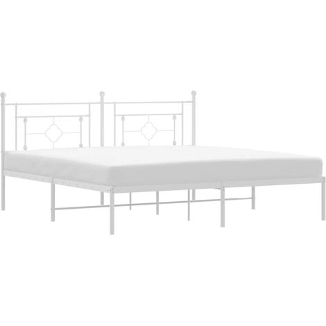 Maison Exclusive - Estructura cama sin colchón con cabecero metal (1/5)