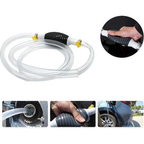 Gummihandpumpe zum manuellen Ansaugen von Kraftstoff (Diesel, Benzin), Öl und anderen Flüssigkeiten — 14 mm