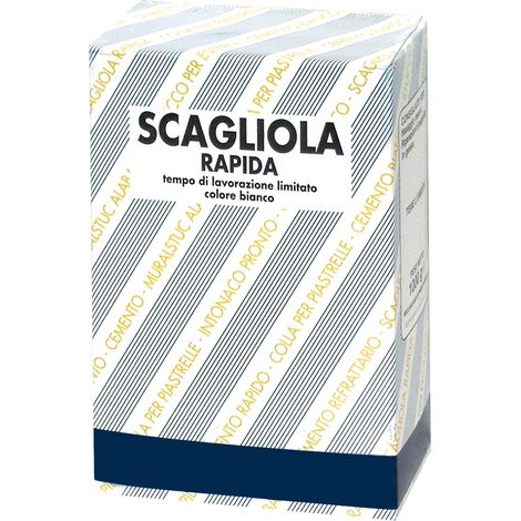 SCAGLIOLA RAPIDA IN POLVERE  kg. 1 12.00 pz