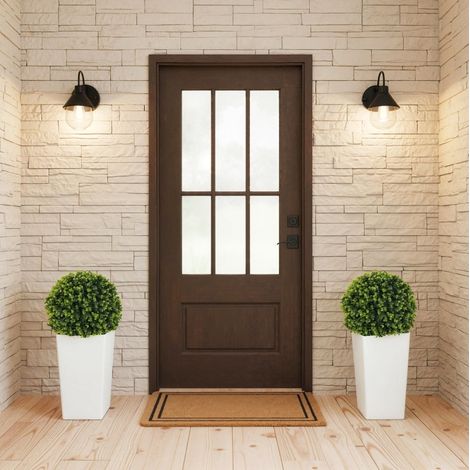 Planta artificial de eucalipto en bola 65 cm, 2 unidades, con protección UV, verde HAVRYA (1/5)