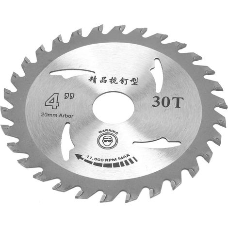 110 mm 30T Hartmetall-Kreissägeblatt für Winkelschleifer (1/5)