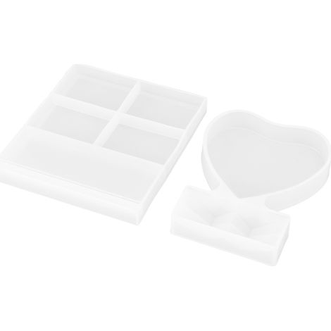 Flexible, langlebige und wiederverwendbare Bilderrahmenform aus Kunstharz – personalisierte Bilderrahmenform für die Schreibtischdekoration zu Hause (1/5)