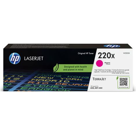 HP Cartuccia Toner Originale Magenta LaserJet 220X (1/4)