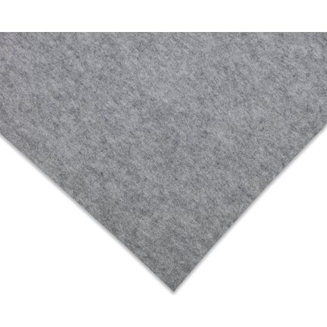 Rouleau de Feutre Aiguilleté Ep = 4,4 mm, Isolation acoustique légère, Gris clair, 200 x 150 cm