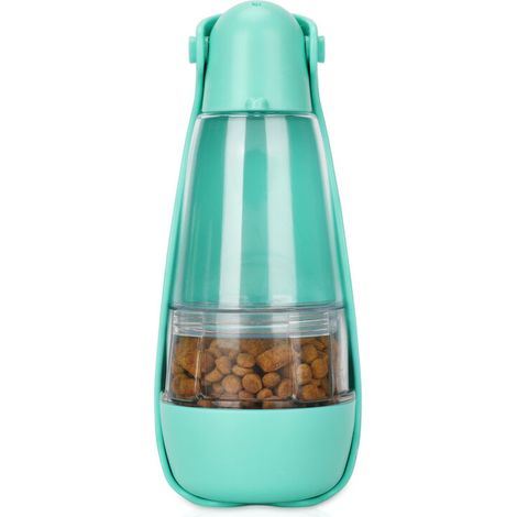 Bouteille d'eau pour chien, bol de voyage pour chien et bouteille d'eau, bouteille d'eau pour chien, bouteille d'eau de voyage portable pour chien avec bouton de verrouillage(Avocat Vert) (1/5)
