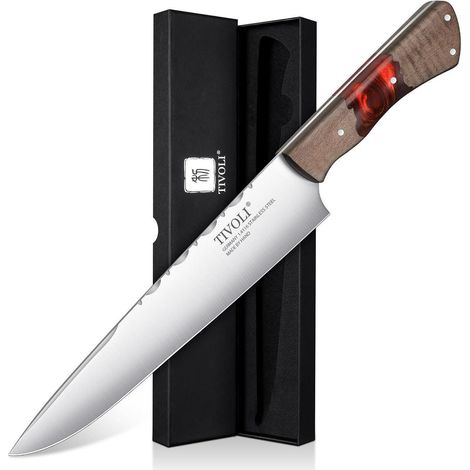 TIVOLI Chefmesser Kochmesser 1.4116 Stahl Harzgriff Rot (1/5)
