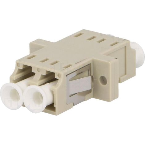 Connecteur en fibre optique femelle - Beige