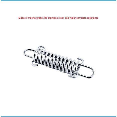 pair Amortisseur De Tension Pour Câble D'amarrage Bateau En Acier Inoxydable 316 3mm