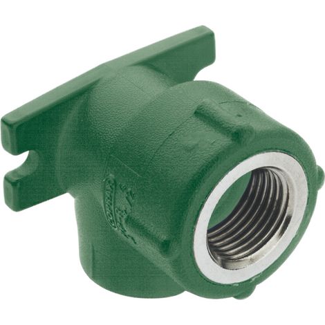 SCELTO DA DESIVERO Gomito 90° fil. con staffa ribassato k86 20x1/2" codice prod: DSV08108 (1/4)