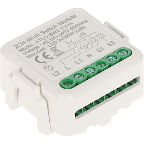 Intelligenter Dual-LED-Beleuchtungscontroller atlo-SW2-tuya Wi-Fi, Tuya Smart (1/4)