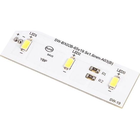 Barre LED pour Réfrigérateur Remplacement Lumineuse Pièce Réparation ZBE2350HCA SW-BX02B (1/4)