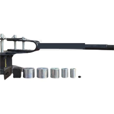 cintreuse manuelle Plieuse de métaux, YP-9 Plieuse de tubes en acier multifonctionnelle avec différents rayons, corps tout en acier avec 10 moules (1/5)