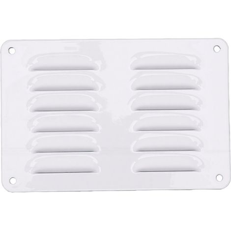 Couvercle ventilation alliage aluminium blanc 15x10cm camping-car remorque maison cuisine plafond (1/5)