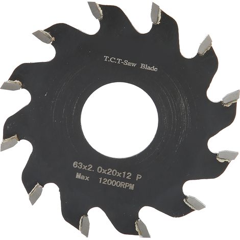 Circular Saw Blade 63x2x20 Carbide Woodworking Saw Disc for Table Saw Machine Trimming Machine