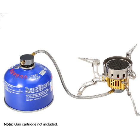 Réchaud de camping infrarouge extérieur ultraléger four portable pliable coupe-vent mini brûleur à gaz pour cuisine pique-nique randonnée sac à dos (1/5)