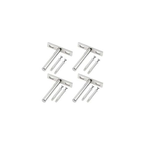 79mm Floating Shelf Metal Brackets Wooden Hidden Wall Bracket Brackets 4pcs. - Crezuo (1/4)