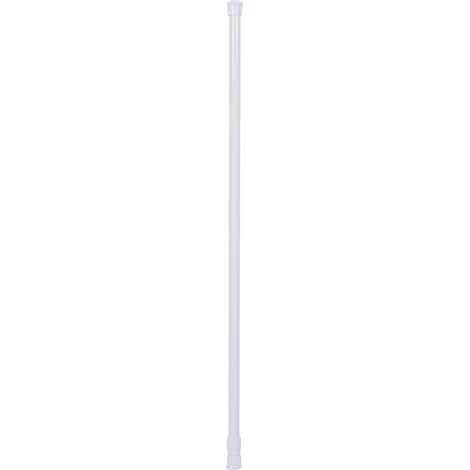 Eosnow Ausziehbare Feder-Teleskop-Vorhangschiene für Dusche, Badezimmer, Fenster, beladene Stangenstange, 55–90 cm