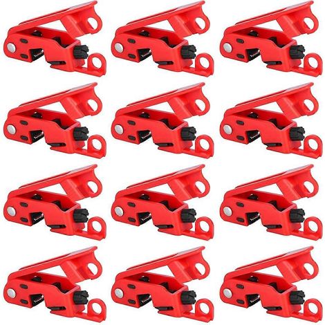Sicherungsautomat-Verriegelung, Verriegelungs- und Kennzeichnungssicherung, 12er-Packung
