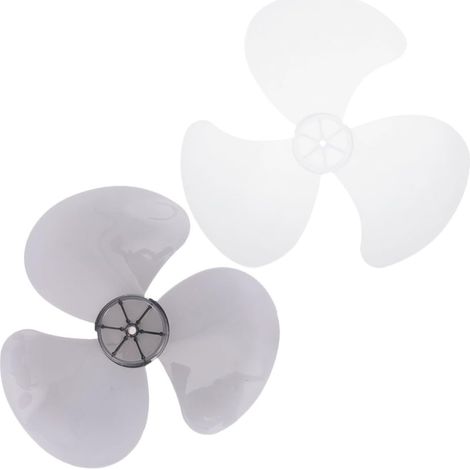 Lot de 2 Pales de Ventilateur en Plastique pour Ventilateur sur Pied Table, Faciles à Installer et Lavables, Remplacement de 28cm pour Ventilation (1/5)