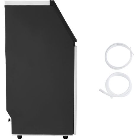 Mophorn Macchina per Ghiaccio Commerciale con capacità di produzione di circa 54,43 kg al giorno e stoccaggio di circa 14,97 kg, dotata di display digitale a LED, funzione autopulente (1/5)