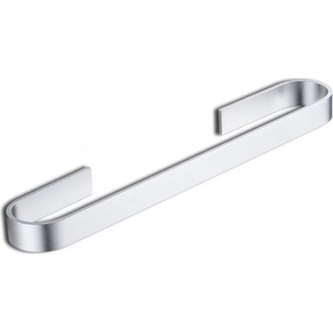 Porte-serviettes Space en aluminium, adapté à la salle de bain et à la cuisine, gain de place, 35 cm (argent) (1/5)
