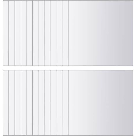 Maison Exclusive - 48-tlg. Spiegelfliesen-Set Quadratisch Glas (1/5)