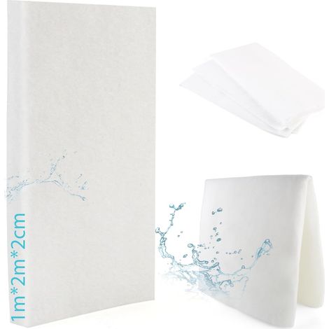 Filtre vmc Double Flux 1m x 2m x 2cm Filtre g4 à Découper Filtre G4 ISO Coarse Filtre G4 en Plaque à découper Filter vmc Double Flux pour Con Film Anti-poussière (1/5)