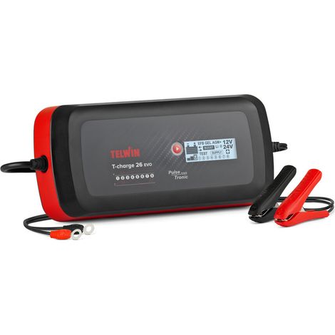 Cargador batería T-charge 26 evo 12/24v. te-807595 TELWIN (1/4)